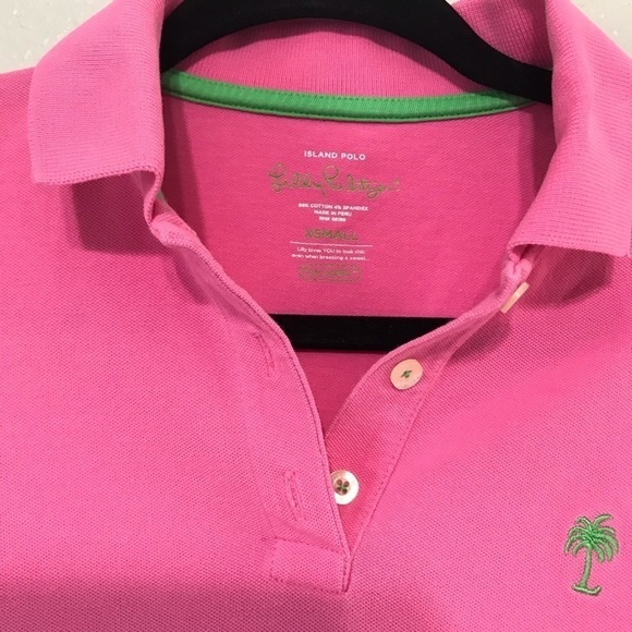 Lilly Pulitzer Island Polo Short Sleeve S T52 - Picture 5 of 6